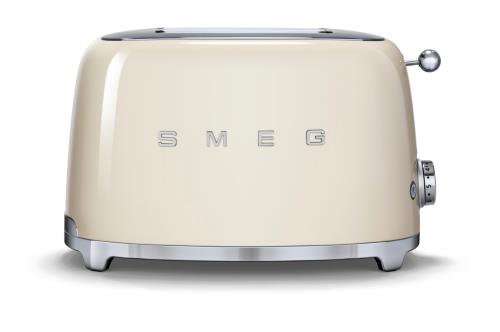 Grille-pain-Smeg-TSF01CREU-Creme.jpg Tostadora Smeg TSF01 2 ranuras para crema tostadora - Imagen 1